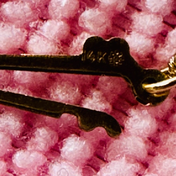 10mm PEARLS VINTAGE white Elegant 8-1/2 in Necklace solid 14kt yellow gold clasp - Picture 9 of 12